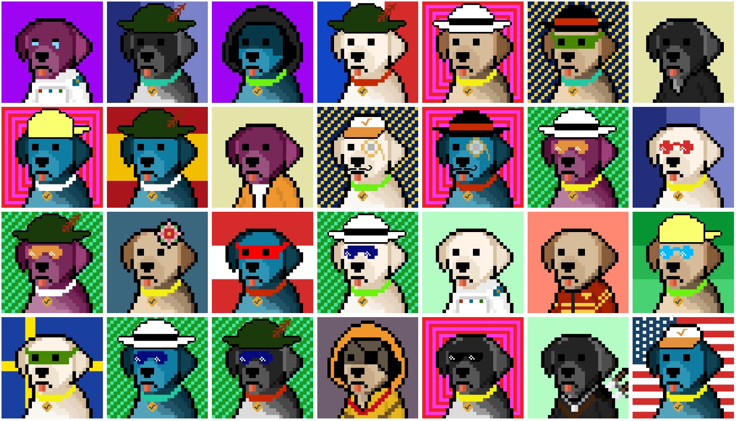 Radogs NFT | Pixel Art NFT on Radix